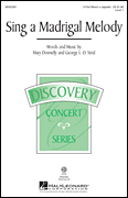 Sing a Madrigal Melody CD choral sheet music cover